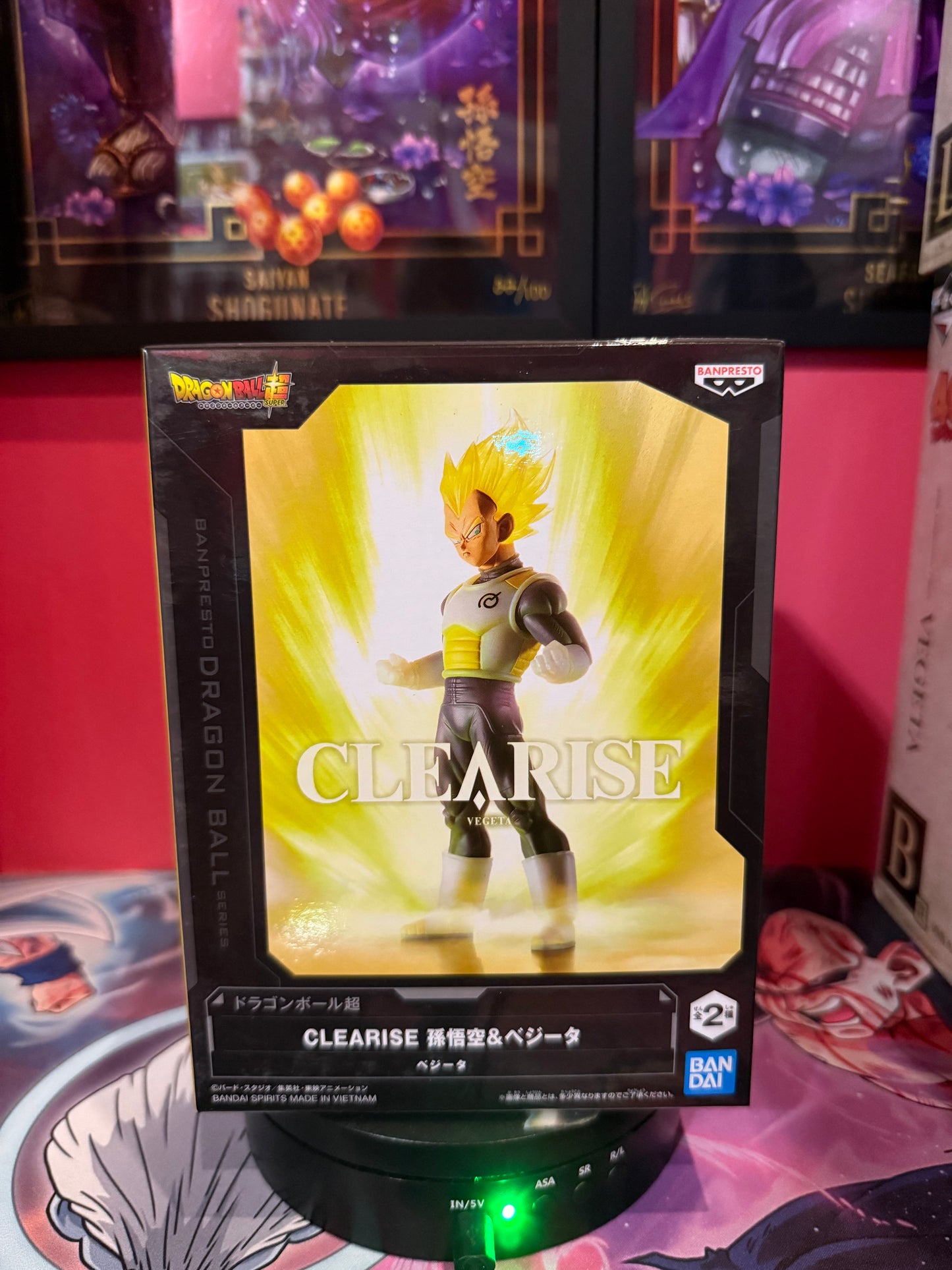Dragon ball z clearise vegeta figure