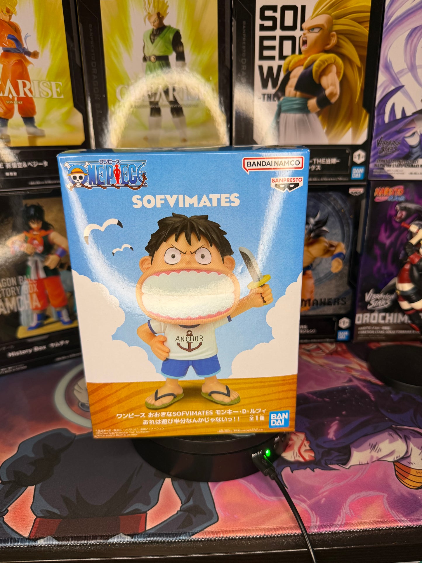 One piece luffy ichiban kuji last one prize and sofvimates luffy